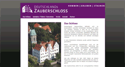 Desktop Screenshot of daszauberschloss.de